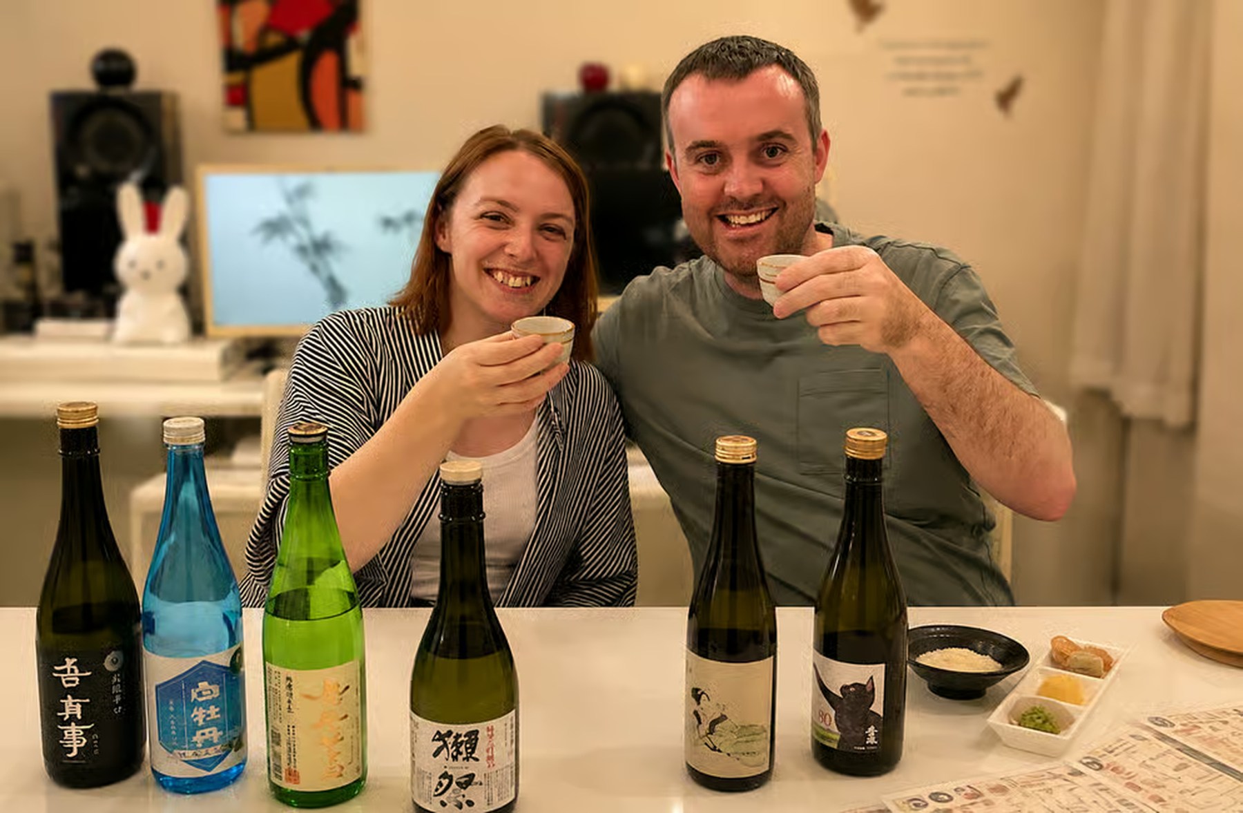 Local Hiroshima sake tasting