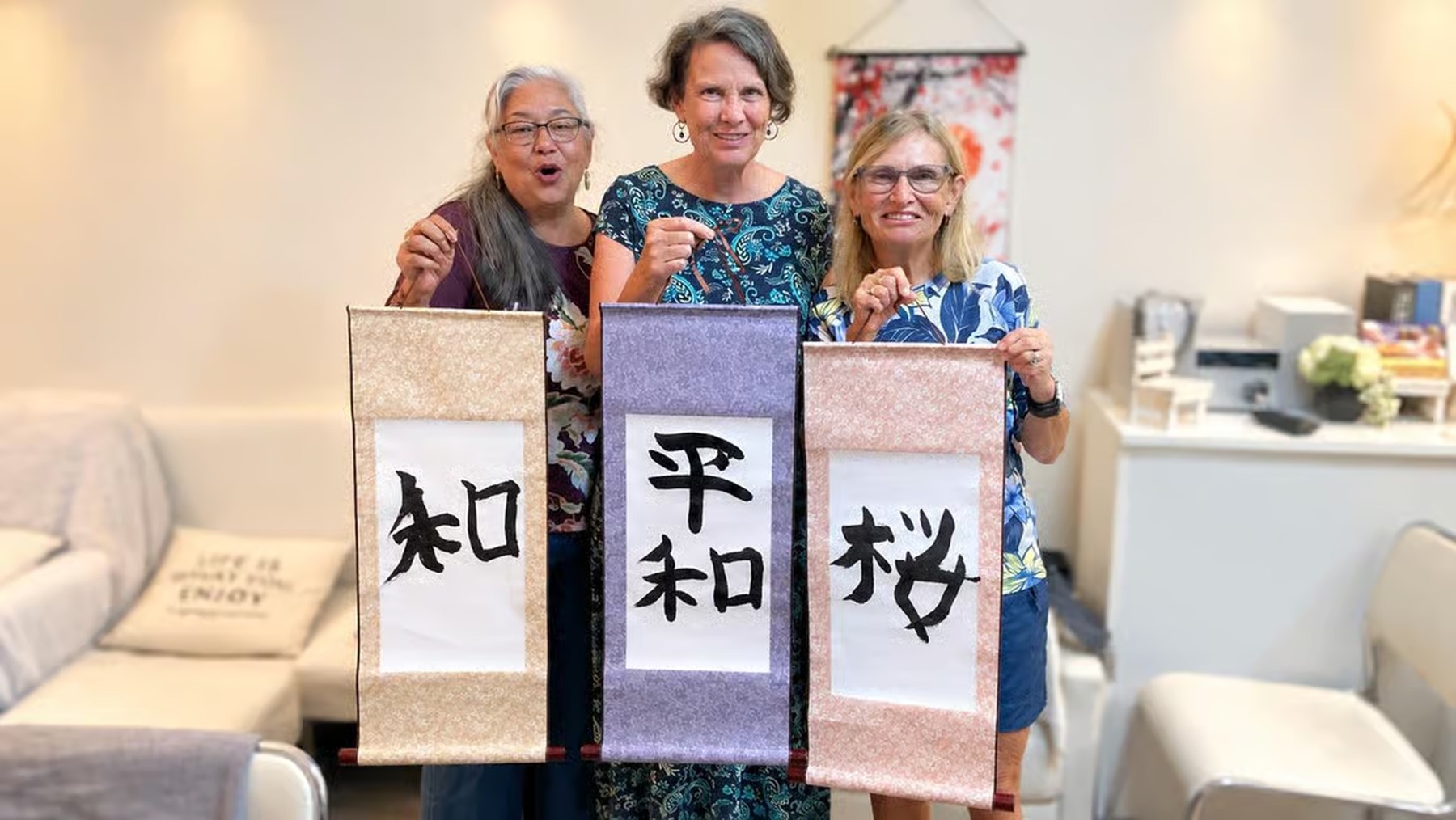 A moment from a Hiroshima cultural experience